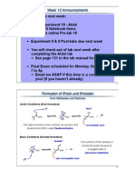 Chem 233 Aldol Lecture 12