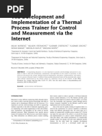 Comp Applic in Engineering - 2011 - Matijević - The Development and Implementation of a Thermal Process Trainer for Control