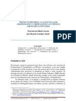 Proyecto Reforma A Las Escuelas de Criminología y Criminalística en México