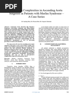 Managing Complexities in Ascending Aorta Surgeries in Patients with Marfan Syndrome –  A Case Series