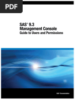 14. SAS® Management Console Guide to Users and Permissions