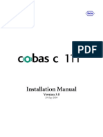 Roche Cobas C111 - Installation Manual