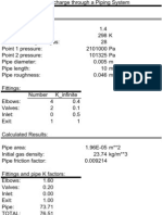 Gas Pipe Calculation