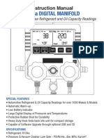 R134A Digital Manifold: Includes Automotive Refrigerant and Oil Capacity Readings