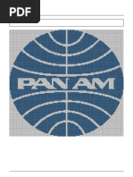 Pan Am Globe Cross Stitch Pattern