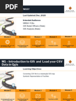 M1 Exercise1 Load your CSV Data in Qgis