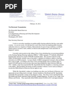 Sen. Chuck Grassley's Letter Regarding The Saratoga Springs Housing Authority