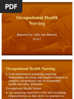 Occupational Health Nursing