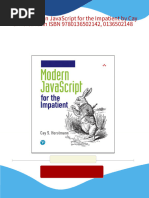 Get (Ebook) Modern JavaScript for the Impatient by Cay S. Horstmann ISBN 9780136502142, 0136502148 free all chapters