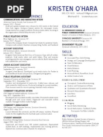 OHARA Resume