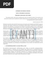 [Documento] Resoluciones Del XXVII Congreso Nacional Partido Comunista de Chile 