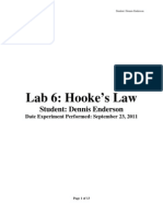 Lab Report 3 - Lab 6 - Hooke's Law