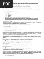 1. ÁMBITOS DE APLICACIÓN DE LA PSICOLOGÍA EN CONTEXTO SANITARIO- resumen