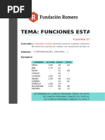 2. Funciones Estadísticas (1)