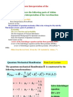 Chem 373 - Lecture 2: The Born Interpretation of The Wavefunction