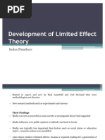 Development of Limited Effect Theory