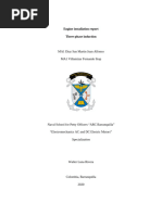 three-phase motor report