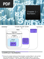 Chapter 1 – Numbers