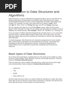 Introduction to Data Structures and Algorithms