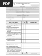 LOCAL SECURITY CONDITIONS VERIFICATION FORMAT