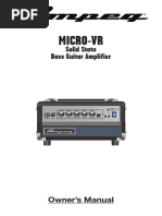 Ampeg micro vr manual