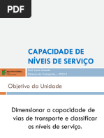 Unidade I - Capacidade e Níveis de Serviço