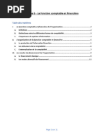 Theme 5 - La Fonction Comptable Et Financiere