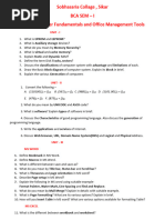 CF & OMT Important Question