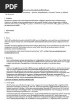 Hardware Configuration Standards and Guidance