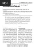 Effect of Carbon and Manganese On The Quenching and Partitioning Response of Cmnsi Steels