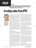 Creating Value From IPTV: Co-Sponsored Feature: Sun Microsystems