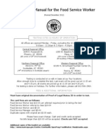 Food Safety Manual For The Food Service Worker: Testing Sites & Hours of Operation