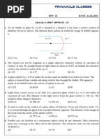 LT DPT-33 PHY NEET 12.02.25 RAY OPTICS - II