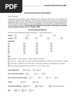 Associate Satisfaction Survey 2004: in Your Location by 6.00 P.M. On 1 October, 2004