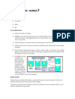 Experimentos para El Proyecto