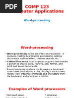 Word Processing