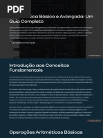 Matematica Basica e Avancada Um Guia Completo