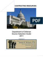 Department of Defense Source Selection Guide 2011