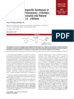 Cocaine Synthesis