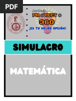 Simulacro II Matematica