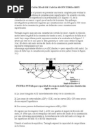 Teoría de La Capacidad de Carga Según Terzaghui