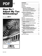 Howdoi Adjust My Tax Withholding?: Publication 919