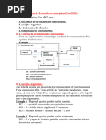 Leçon 5 Les outils de conception d'un MCD