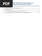 AIS 1B BLACKBOARD AND SOFTWARE GUIDE 2025