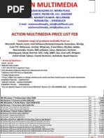 Action Multimedia Feb Price List