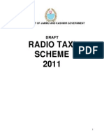 Radio Taxi Scheme 2011: Draft