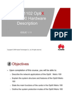 OTA101102 OptiX Metro 100 Hardware Description ISSUE 1.11