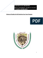 Chemistry Palosa BS M.SC Chemistry Scheme of Studies and Course Outline