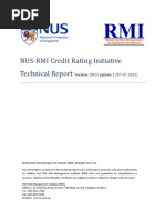 NUS-RMI Credit Rating Initiative Technical Report: Version: 2011 Update 1 (07-07-2011)