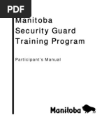 Security Guard Training Program